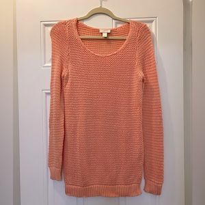 Ann Taylor LOFT Sweater, Size Medium, Orange Creamsicle Color